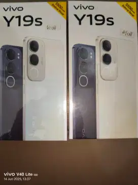 Vivo y19s ram 6+6/128 garansi resmi segel box
