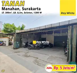 Dijual tanah Jl Srigunting Manahan Solo