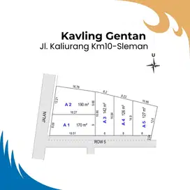 TANAH SLEMAN DI JL KALIURANG KM 9,5 dekat BIAS