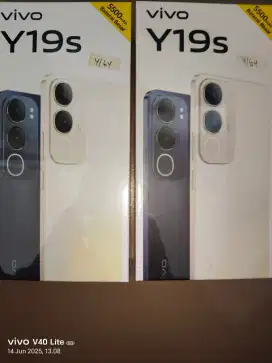 Vivo y19s ram 4+4/64GB garansi resmi segel box