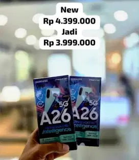 Samsung A26 promo free Adaptor Casing tempred bisa COD