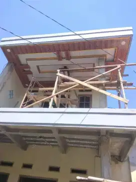 Plafon PVC terpasang dan renovasi rumah
