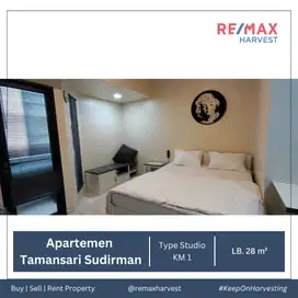 DIJUAL MURAH APARTEMEN TAMANSARI SUDIRMAN TOWER A TYPE STUDIO FURNISH