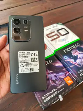 Jual infinix note 50 baru sebulan pakai