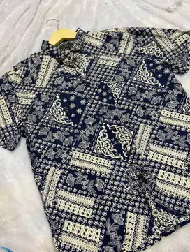 Batik Pria Moc Lengan Pendek
