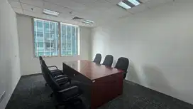 Sewa Office Mega Kuningan 113 sqm Furnished and Ready