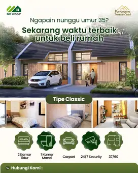 RUMAH READY PANORAMA TAMANSARI DEKAT TOL