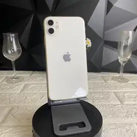 iphone 11 64gb White Ex ibox Fullset Bisa COD dan TT