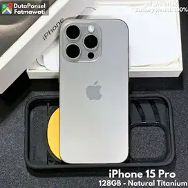 BH 100% IPHONE 15 PRO 128GB EX IBOX LIKENEW