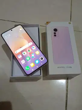 Xiomi mi 12 lite 5G 8/256 fullset mlusss like new joss