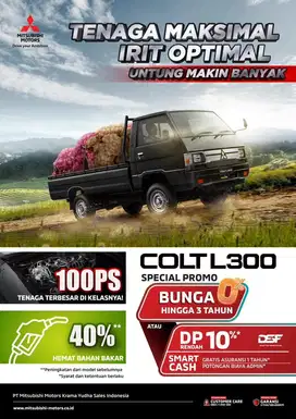 Mitsubishi L300 PU Baru Bukan Second