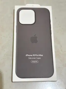 Original Apple Silicone Case 16 Pro Max Stone Gray