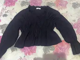 Atasan Korea Hitam