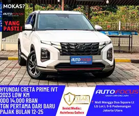 Tdp30JT Hyundai Creta 1.5L Prime IVT AT 2023 putih metalik