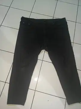 Celana Jeans Panjang Custom Bigsize Warna Biru Dongker Masih Mulus