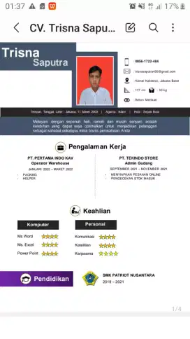 mencari pekerjaan