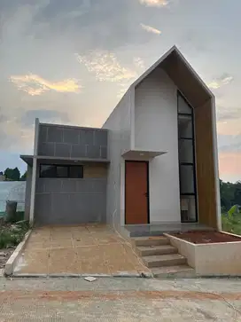 rumah scandinavian dijual dalam cluster kota Depok