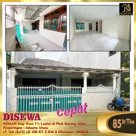 DISEWA RUMAH Siap Huni 1¼ Lantai di Pluit Karang Jelita JakUt - DO&SS