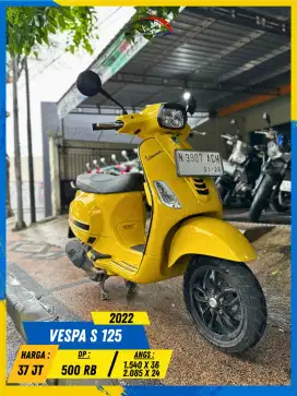 VESPA S 125 2022 BARANG ISTIMEWA BOSKU HIKMAH MOTOR KEPUH MALANG