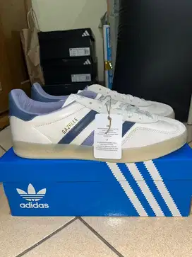 Adidas Gazelle Indoor White Blue Purple