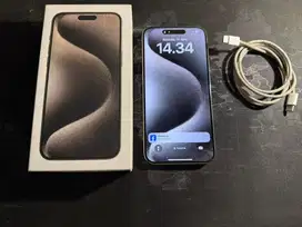 Iphone 15 pro max titanium mulus 256gb ex ibox resmi murah