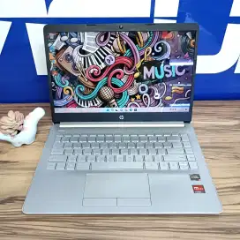 LAPTOP HP 14S DK1005AU AMD RYZEN 3 3250U RAM 8GB SSD 256GB+HDD 1000GB