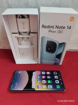 Redmi note 14 pro + 5G 8/256 Fullset ori pmkian sebulan