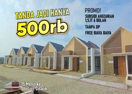 Tanda Jadi Hanya 500 Ribu Tanpa DP Akses Stasiun Cisauk