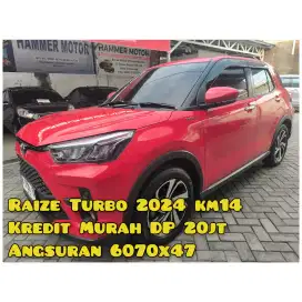 Raize 2024 Turbo Merah Km14Rb