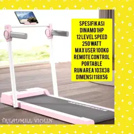 Walkingpad elektrik Legacy Violin alat kesehatan MBC-871