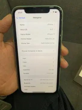Iphone 11 Green 128GB Inter all op