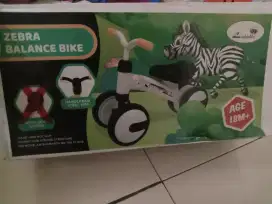 Zebra balance bike,