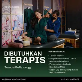 Dibutuhkan Terapis Pijat Refleksi lowker