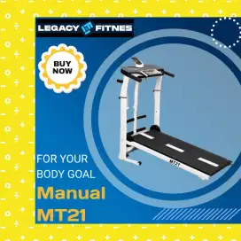 Treadmill manual 5 Fungsi alat kebugaran TEG-412