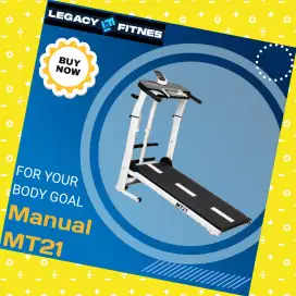 Treadmill manual 5 Fungsi alat kebugaran TEG-412