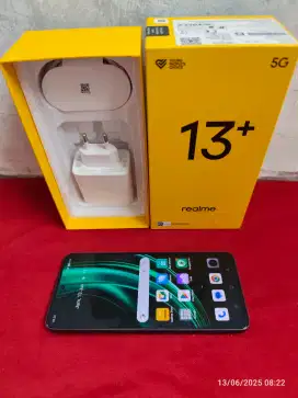 Realme 13+ 5G 12/256 Fullset ori segel mulus garansi ON