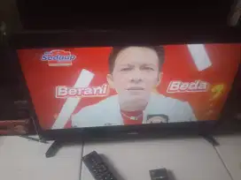 Tv led 24 inch samsung+stb normal siap tonton nego tipis