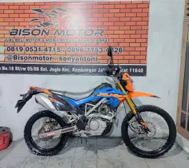 MEWAH ! KAWASAKI TRAIL KLX BF EXTREME 150 TAHUN 2020 ORANGE HITAM