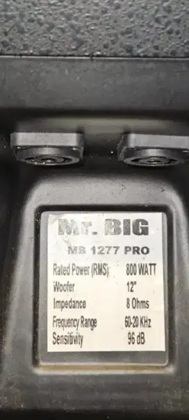 Speaker merek Mr big jual murah