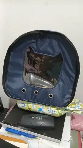 PET CARGO RANSEL MIKA TRANSPARAN WARNA NAVI