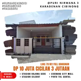 Rumah Siap Huni di Perum Puri Nirwana 3 DP 10 Juta Cicilan 3 Juta aja!