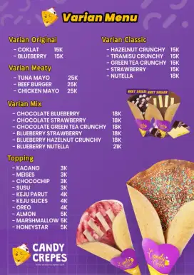 Dibutuhkan Segera Karyawan Jaga Stand dan Membuat Crepes