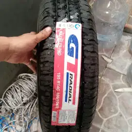 Ban Baru GT Radial 195 R14C + Gratis Pelek! Belum Dipakai