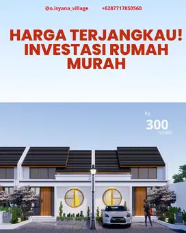 Investasi Rumah Murah, Sistem One Gate, Bebas Ribet