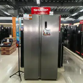 Kulkas Sharp SJI-50MASL – 2 Pintu, Kapasitas Besar dan Hemat Energi