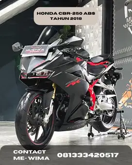 HONDA CBR-250 ABS tahun 2018 - WIMA MUSTIKA SULFAT