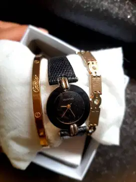Jam Tangan Wanita Valentin* Vintage Diameter 25mm