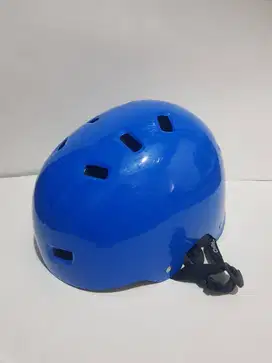 Oxelo decathlon helm mf5 blue helmet scooter inline skate sepatu roda