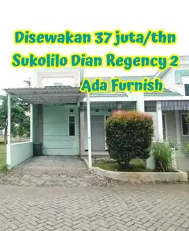 Dian Regency 2 Semi Furnished dekat Sukolilo,Merr,Unair,ITS,Kertajaya