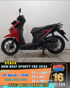 CASH DAN KREDIT HONDA NEW BEAT SPORTY CBS TAHUN 2024